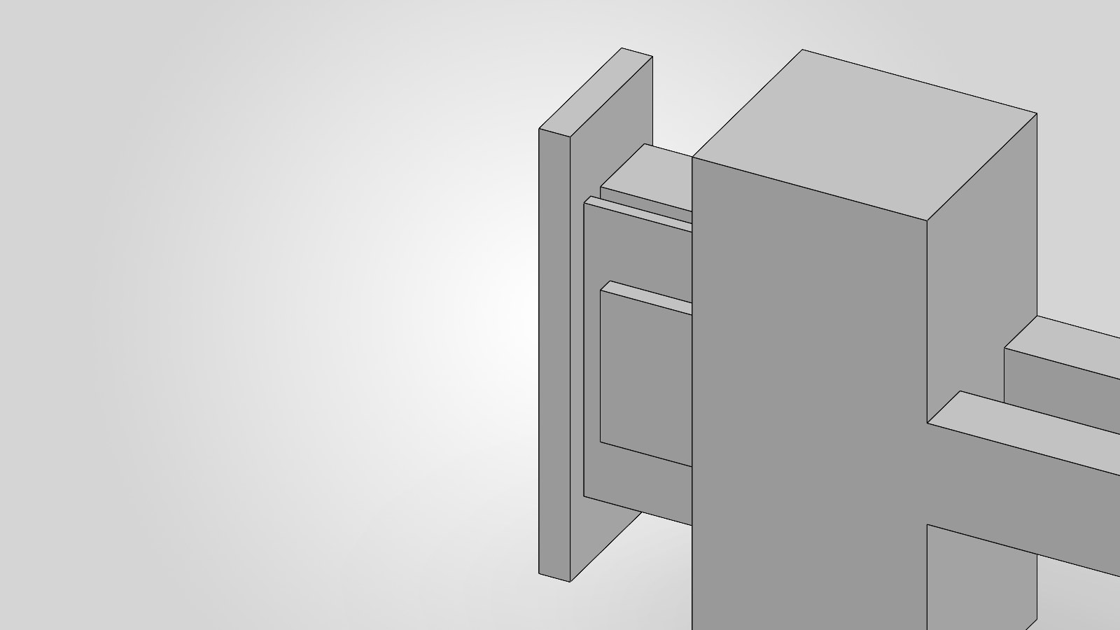 The latch: a tab with a magnet in its tip seats against the steel plate, and the release button on its spring clicks into the shell.